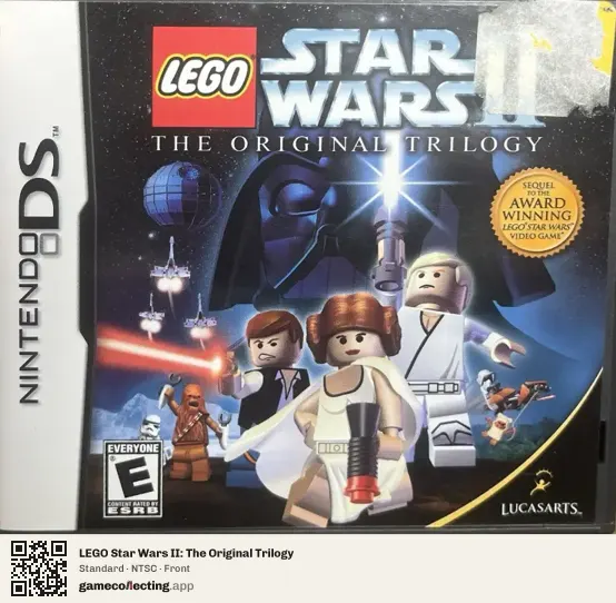 LEGO Star Wars II: The Original Trilogy Nintendo DS, NTSC box front