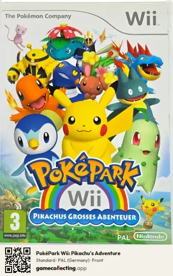 PokéPark Wii: Pikachu's Adventure Nintendo Wii, Germany box front