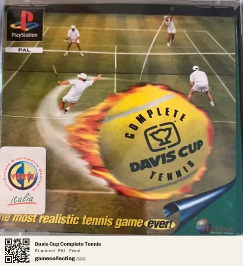 Davis Cup Complete Tennis PlayStation, PAL box front