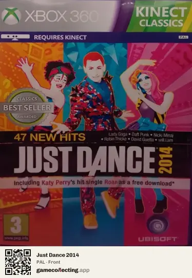Just Dance 2014 Xbox 360, PAL box front
