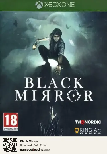 Black Mirror Xbox One, PAL box front