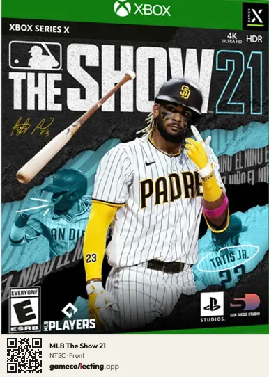 MLB The Show 21 Xbox Series X, NTSC box front