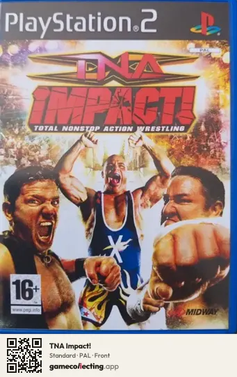 TNA Impact! PlayStation 2, PAL box front