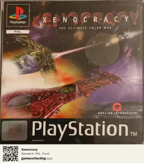 Xenocracy PlayStation, PAL box front
