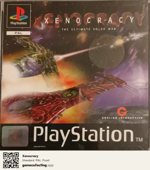 Xenocracy PlayStation, PAL box front