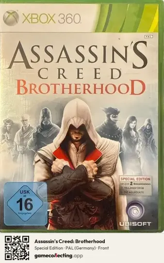 Assassin's Creed: Brotherhood Xbox 360, Germany box front