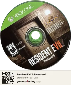 Resident Evil 7: Biohazard Xbox One, NTSC disc