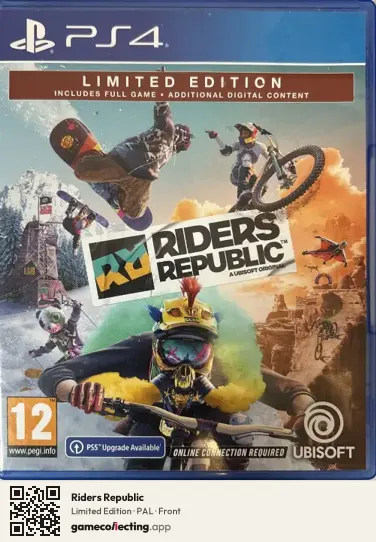 Riders Republic PlayStation 4, PAL box front