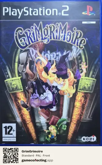 GrimGrimoire PlayStation 2, PAL box front