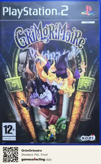 GrimGrimoire PlayStation 2, PAL box front