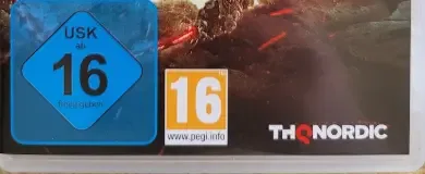 Darksiders III, the USK square on its front