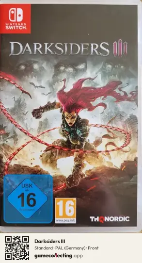Darksiders III Nintendo Switch, Germany box front