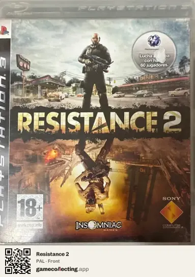 Resistance 2 PlayStation 3, PAL box front