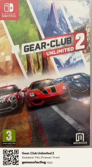 Gear.Club Unlimited 2 Nintendo Switch, France box front