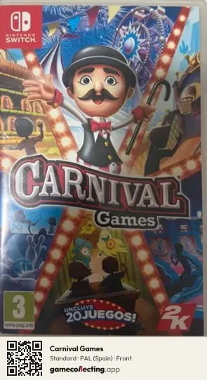 Carnival Games Nintendo Switch, Spain box front