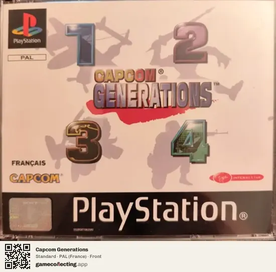 Capcom Generations PlayStation, France box front