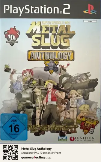 Metal Slug Anthology PlayStation 2, Germany box front