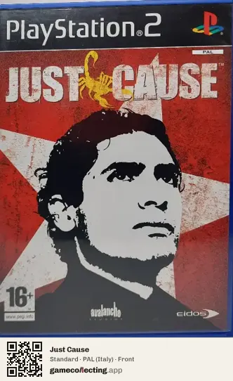 Just Cause PlayStation 2, Italy box front