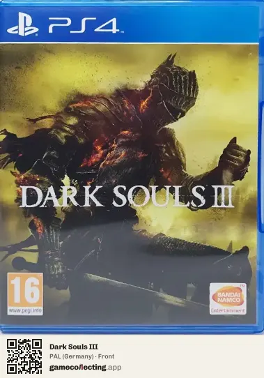 Dark Souls III PlayStation 4, Germany box front