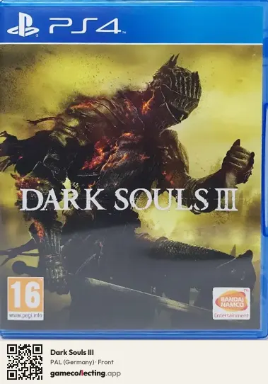 Dark Souls III PlayStation 4, Germany box front