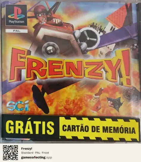 Frenzy! PlayStation, PAL box front
