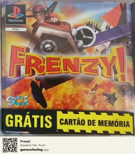 Frenzy! PlayStation, PAL box front