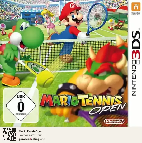 Mario Tennis Open Nintendo 3DS, Germany box front