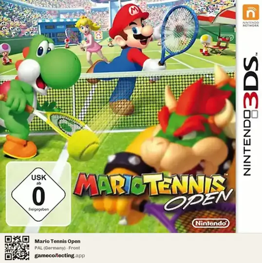 Mario Tennis Open Nintendo 3DS, Germany box front