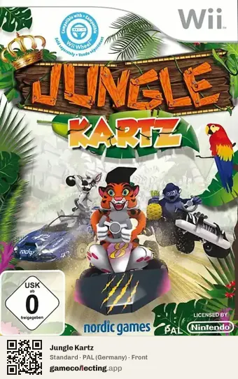 Jungle Kartz Nintendo Wii, Germany box front