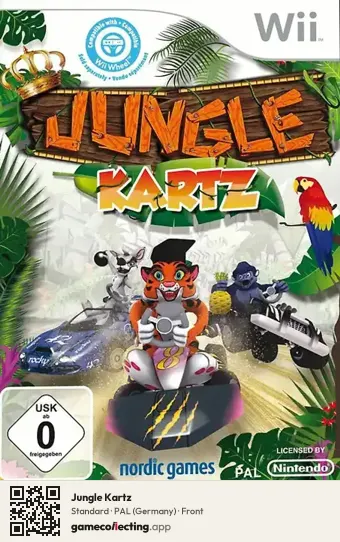 Jungle Kartz Nintendo Wii, Germany box front