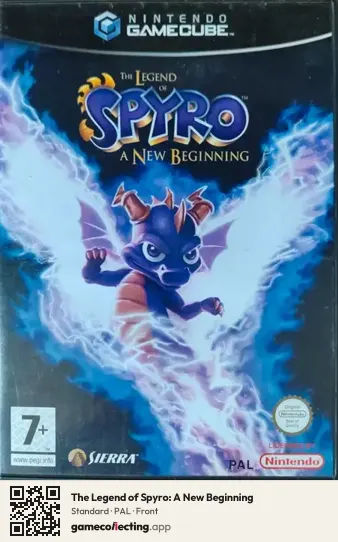 The Legend of Spyro: A New Beginning Nintendo GameCube, PAL box front