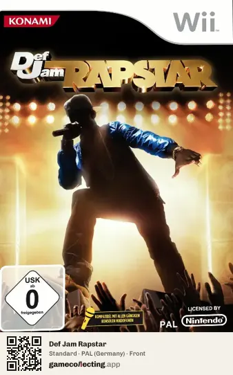 Def Jam Rapstar Nintendo Wii, Germany box front
