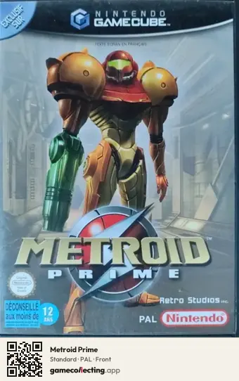 Metroid Prime Nintendo GameCube, PAL box front