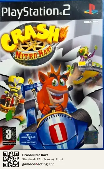 Crash Nitro Kart PlayStation 2, France box front