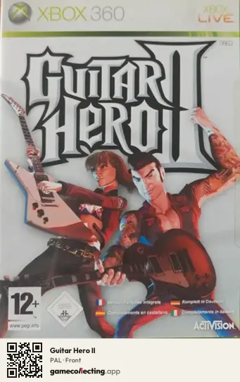 Guitar Hero II Xbox 360, PAL box front