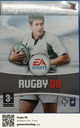 Rugby 08 PlayStation 2, PAL box front
