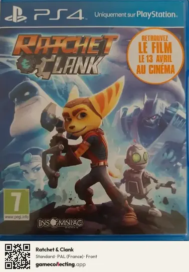 Ratchet & Clank PlayStation 4, France box front