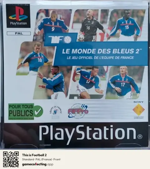 This is Football 2 PlayStation, France box front