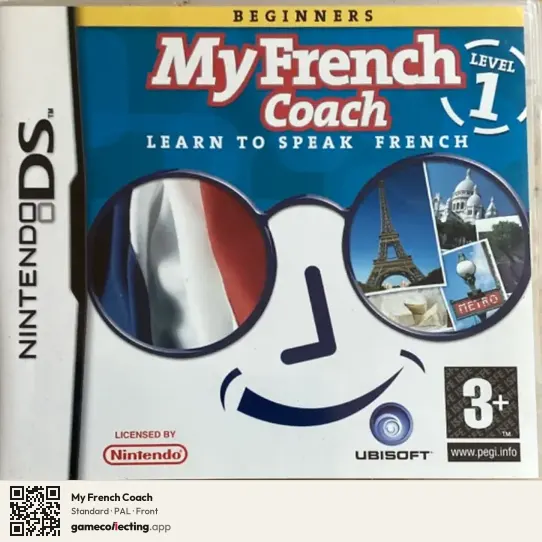 My French Coach Nintendo DS, PAL box front