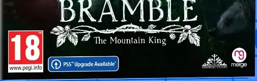 Bramble: The Mountain King, the PEGI square on its front