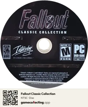 Fallout Classic Collection Computer, NTSC disc