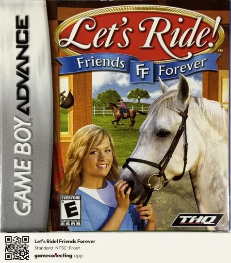 Let's Ride! Friends Forever Game Boy Advance, NTSC box front