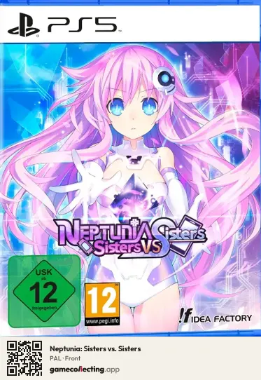 Neptunia: Sisters vs. Sisters PlayStation 5, PAL box front