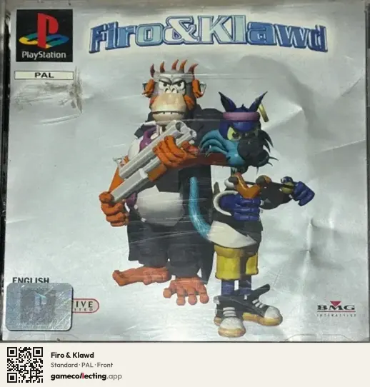 Firo & Klawd PlayStation, PAL box front
