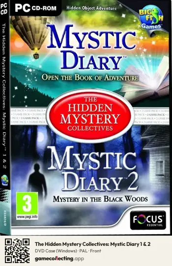 The Hidden Mystery Collectives: Mystic Diary 1 & 2 Computer, PAL box front