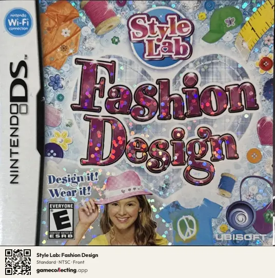 Style Lab: Fashion Design Nintendo DS, NTSC box front