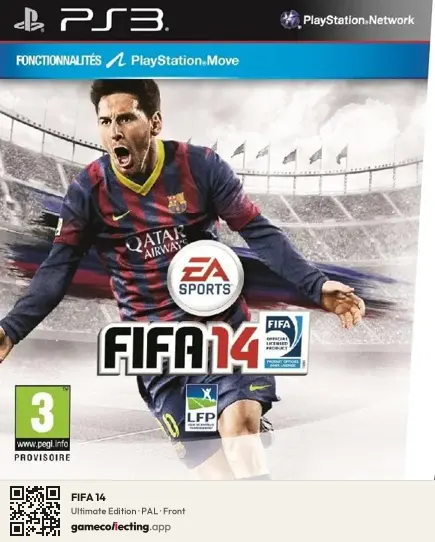 FIFA 14 PlayStation 3, PAL box front