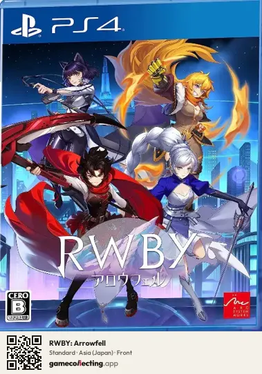 RWBY: Arrowfell PlayStation 4, Japan box front
