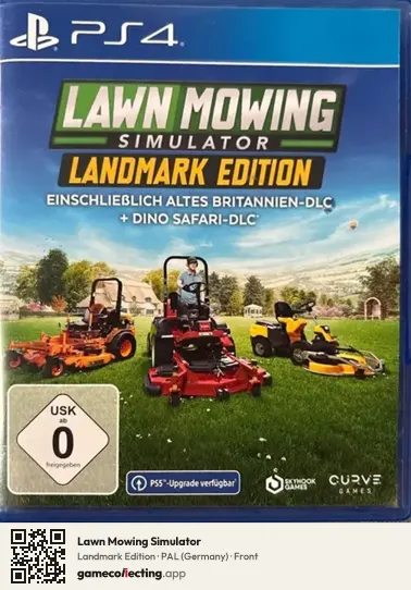Lawn Mowing Simulator PlayStation 4, Germany box front