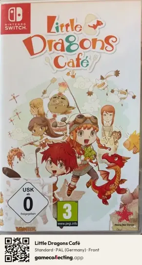 Little Dragons Café Nintendo Switch, Germany box front